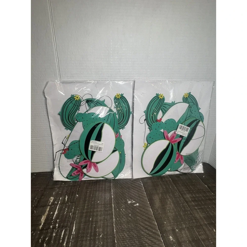 KatchOn Hanging Cactus Centerpieces Pack‎ of 6 Cactus Party Decorations Lot Of 2